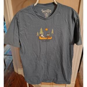 Positivetees t-shirt - it's all good - dogs on boat- size XL